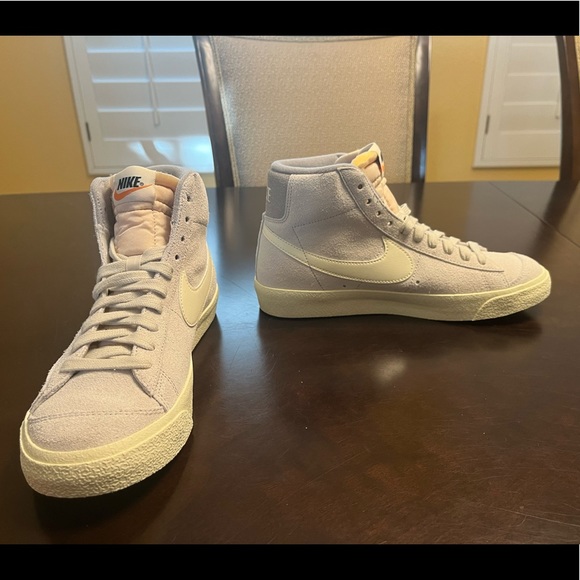 New Nike Blazer Mid 77 Premium Light Gray Sneaker Shoes Size US 7.5 - Picture 6 of 13
